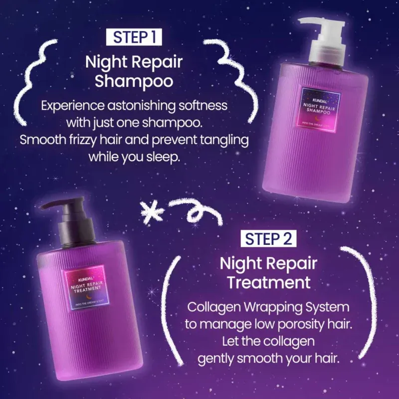 KUNDAL - Night Repair Hair Care Set - Into The Dream