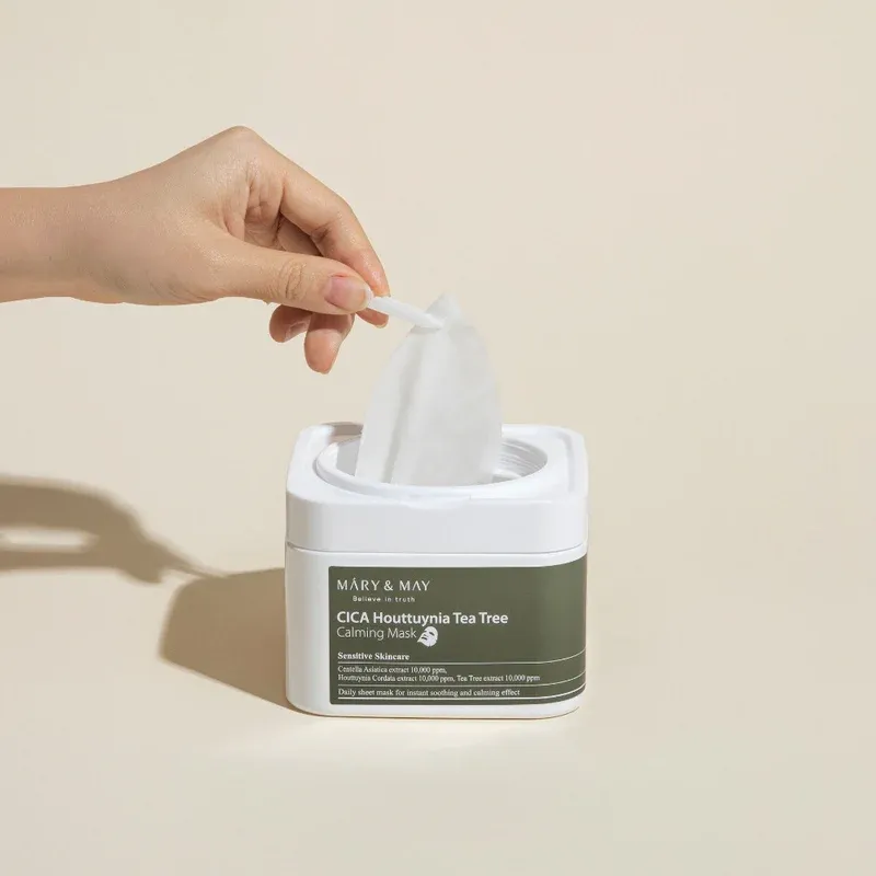 MARY &amp; MAY - CICA Houttuynia Tea Tree Calming Mask