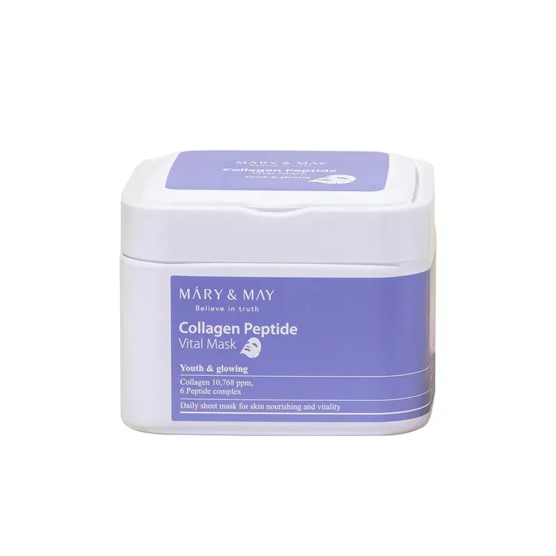 MARY &amp; MAY - Collagen Peptide Vital Mask 30ea | 400g