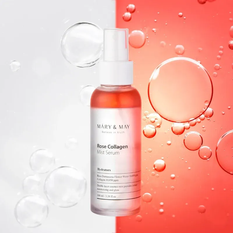 MARY &amp; MAY - Rose Collagen Mist Serum | 100 mL