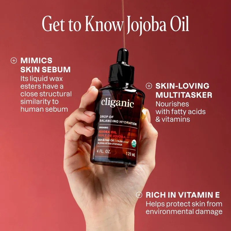 CLIGANIC - Organic Jojoba Oil | 60 mL
