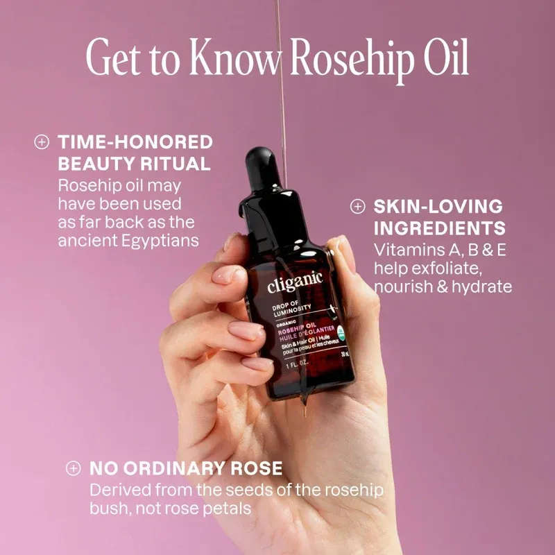 CLIGANIC - Organic Rosehip Seed Oil