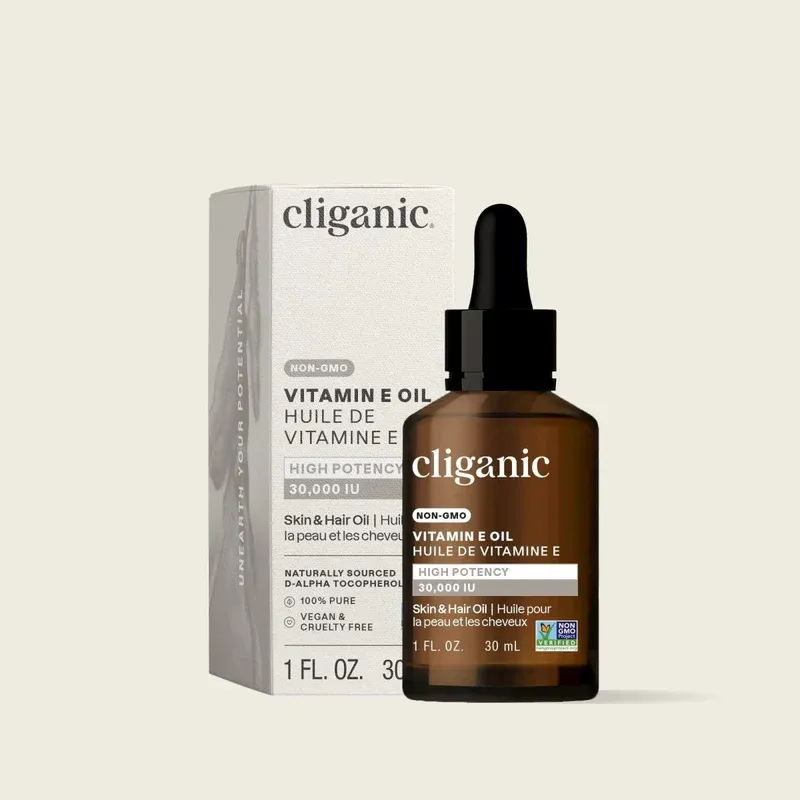 CLIGANIC - Pure Non-GMO Vitamin E Oil | 30mL