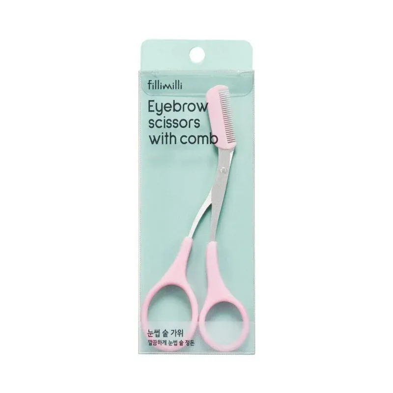 FILLIMILLI - Eyebrow Scissors with Comb