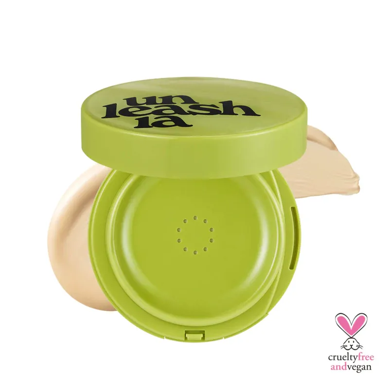UNLEASHIA - Satin Wear Healthy Green Cushion | 21N Eburnean