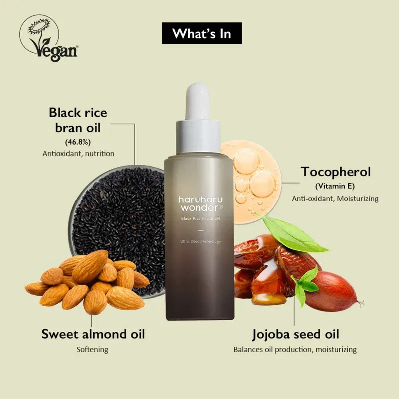 HARUHARU WONDER - Black Rice Facial Oil