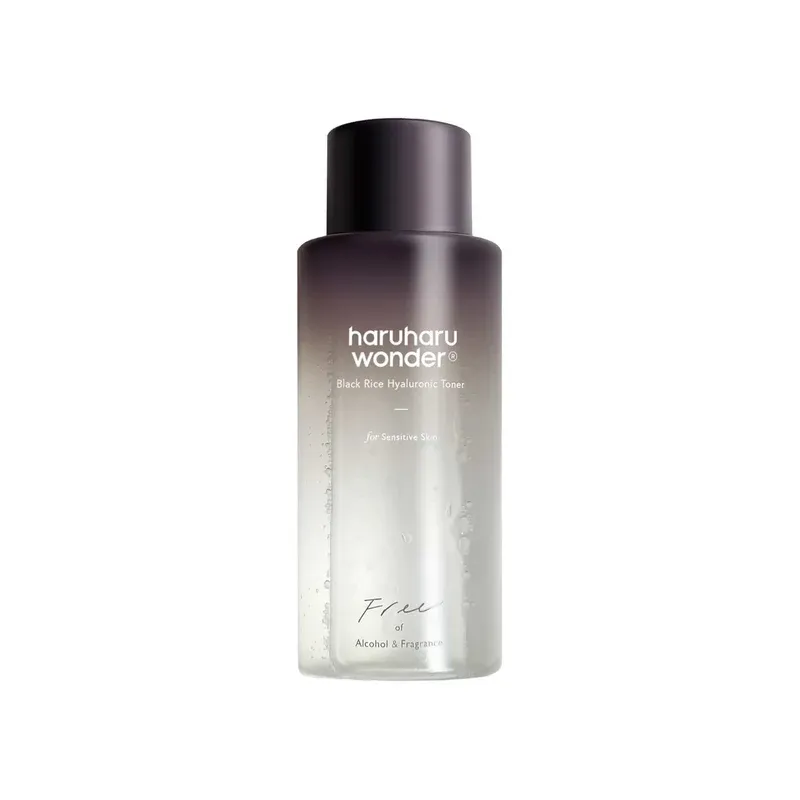 HARUHARU WONDER - Black Rice Hyaluronic Toner for Sensitive Skin | Free of Alcohol Fragrance