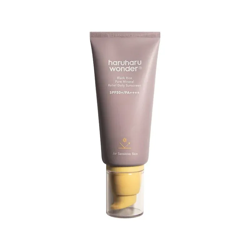 HARUHARU WONDER - Black Rice Pure Mineral Relief Daily Sunscreen SPF50