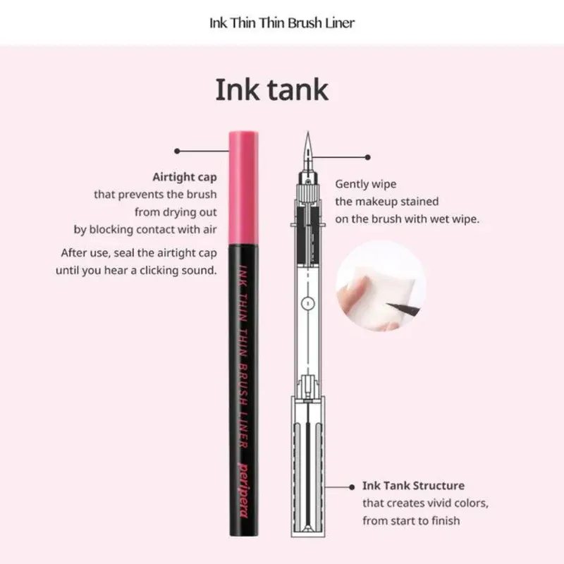 PERIPERA - Ink Thin Thin Brush Liner | Brown