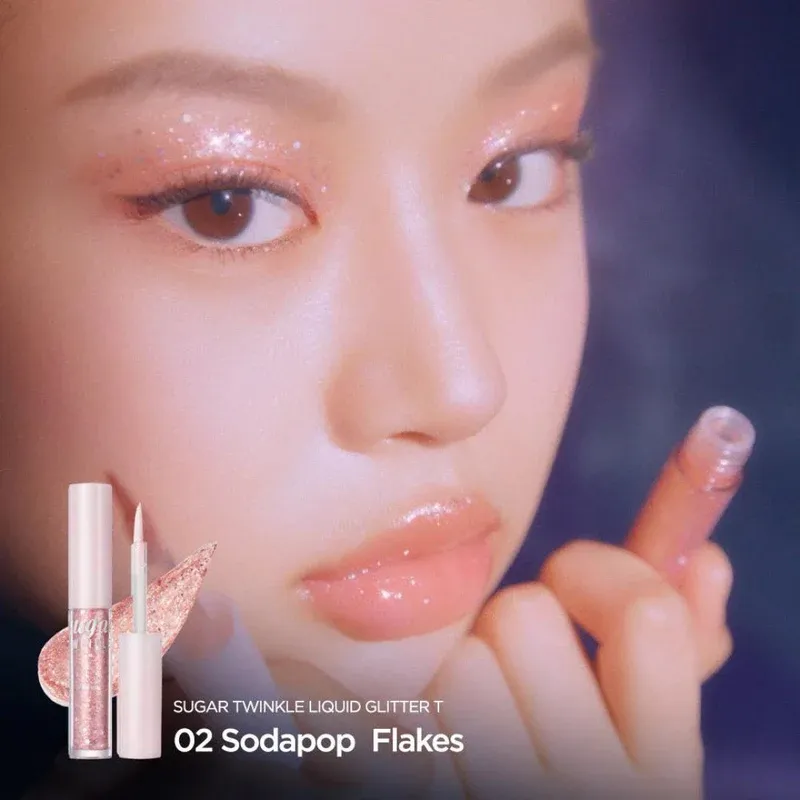PERIPERA - Sugar Twinkle Liquid Glitter | 2-Sodapop Flakes