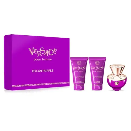 VERSACE - Versace DYLAN PURPLE Femme EDP 50ML Gift Set