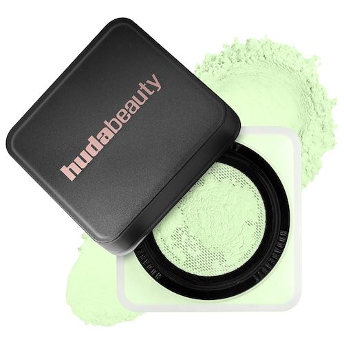 Huda Beauty - Easy Bake Loose Setting Powder | Matcha Milk Cake - Vibrant green for fair–medium skin tones to neutralize redness
