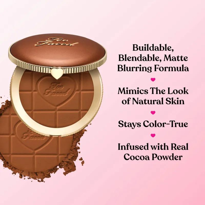 Too Faced  - Chocolate Soleil Matte Blurring Bronzer | Chocolate Toffee - medium