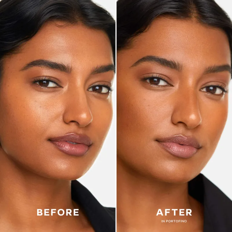 Saie - SuperSuede™ Radiant Talc-Free Baked Powder Bronzer | Portofino - tan to dark with neutral undertones