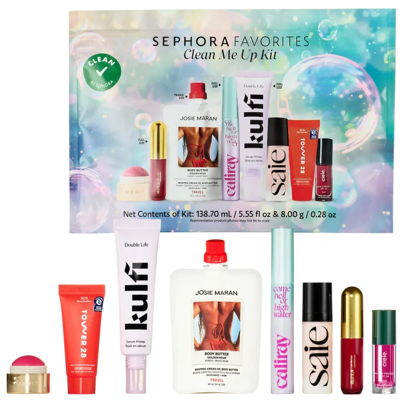 Sephora Favorites  - Clean Me Up Kit Makeup Value Set
