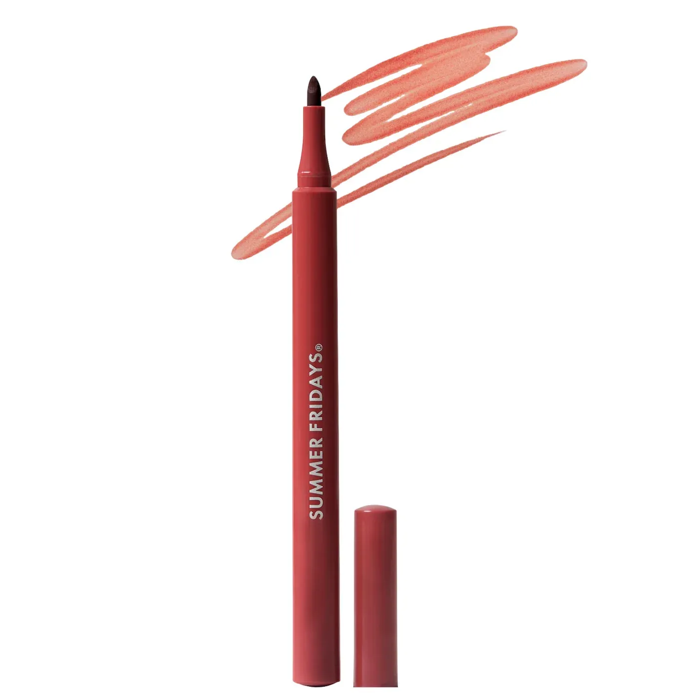 Summer Fridays  - Flushed Lip Stain 12HR Long-Lasting Lip Tint |  Maple - warm terracotta