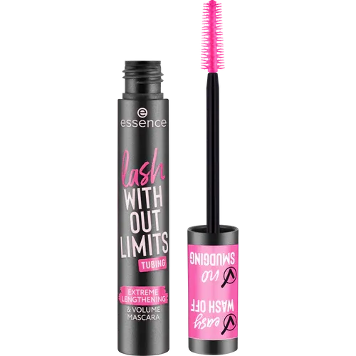 ESSENCE - lash WITHOUT LIMITS TUBING Extreme Lengthening &amp; Volume Mascara | Black