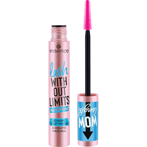 ESSENCE - lash WITHOUT LIMITS WATERPROOF EXTREME LENGTHENING &amp; VOLUME MASCARA | Black