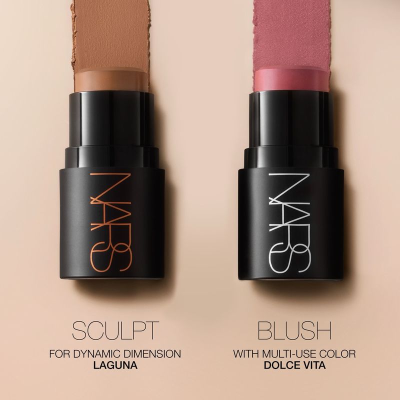 NARS - Mini Multiple Blush &amp; Sculpt Stick Duo | Dolce Vita / Laguna - dusty rose / light-medium with neutral undertones