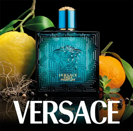 VERSACE - Eros Parfum Gift Set | 100 mL + 5 mL + SH.Gel