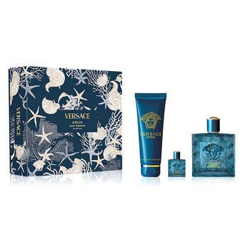 VERSACE - Eros Parfum Gift Set | 100 mL + 5 mL + SH.Gel