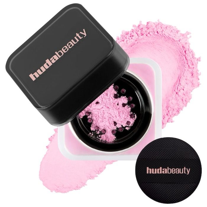 Huda Beauty - Mini Easy Bake Loose Baking &amp; Setting Powder | UBE Birthday Cake