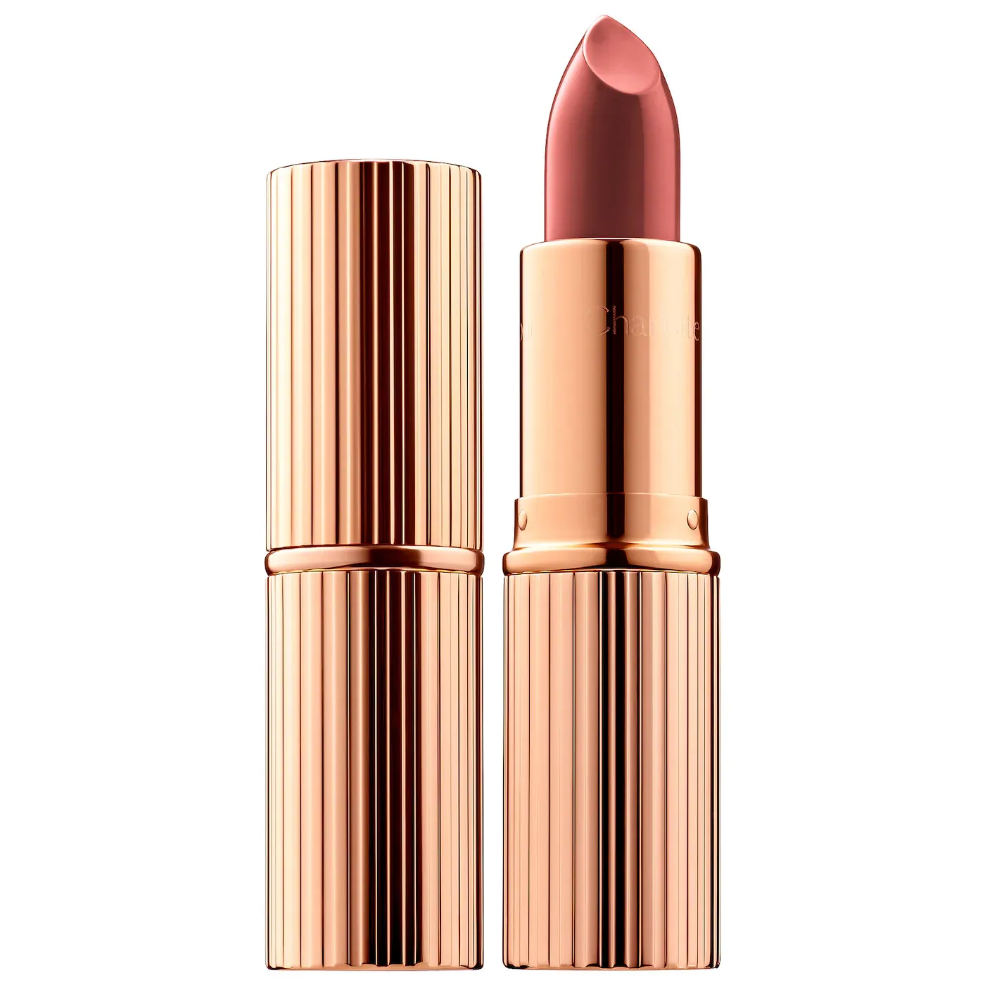 Charlotte Tilbury  - K.I.S.S.I.N.G Satin Shine Lipstick | Stoned Rose - warm coral rose