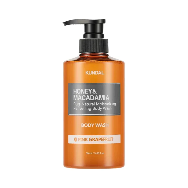 KUNDAL - Honey &amp; Macademia Pure Body Wash - Pink Grapefruit | 500 mL