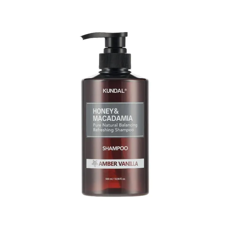 KUNDAL - Honey &amp; Macadamia Nature Shampoo - Amber Vanilla | 500 mL
