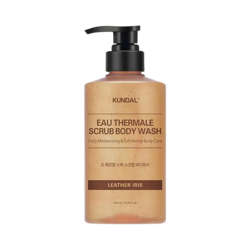 KUNDAL - Scrub Body Wash - Leather Iris | 500 mL