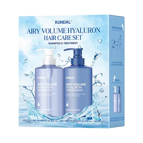 KUNDAL - Airy Volume Hyaluron Hair Care Set