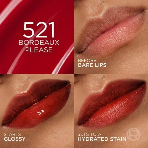 L'ORÉAL PARIS - Hyaluron Tint Lip Stain Serum | 521 - Bordeaux Please