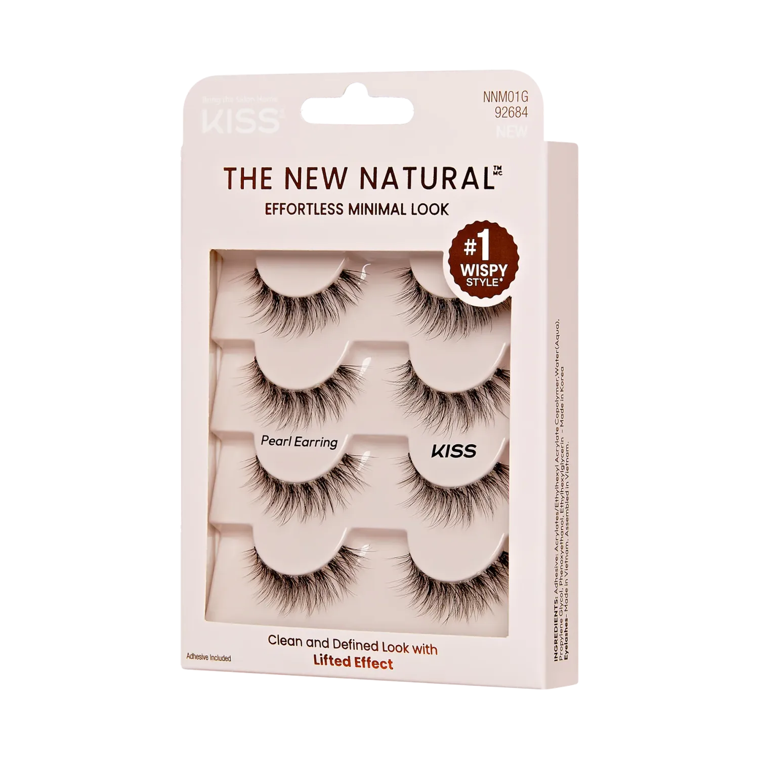 KISS - The New Natural Lashes | 4 Pairs