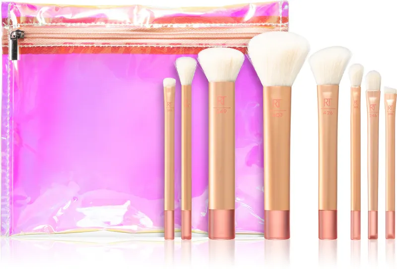 Real Techniques - The Wanderer Voyage - Travel brush set with mini pouch
