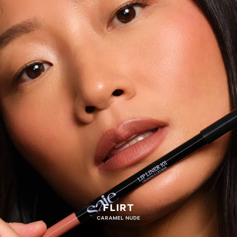 Saie - Lip Liner 101* | Flirt - Caramel Nude