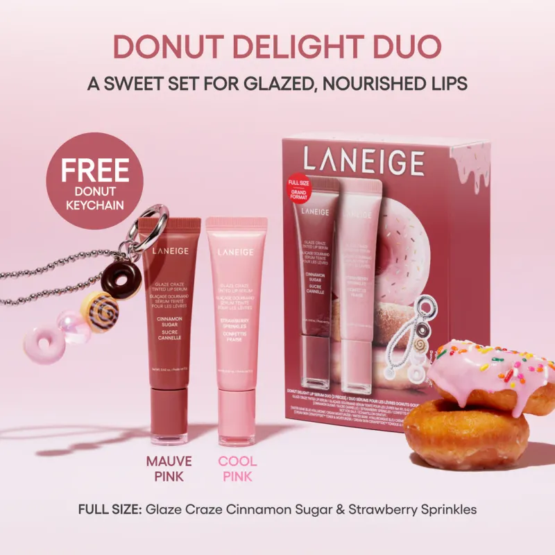 LANEIGE - Donut Delight Lip Duo