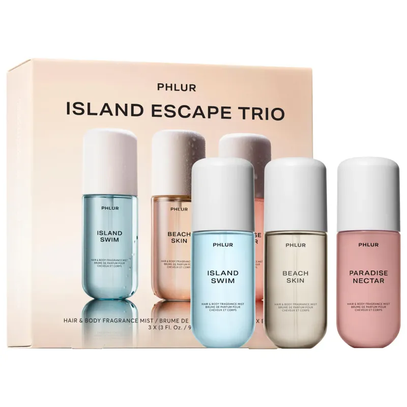 PHLUR - Island Escape Body Mist Trio Set