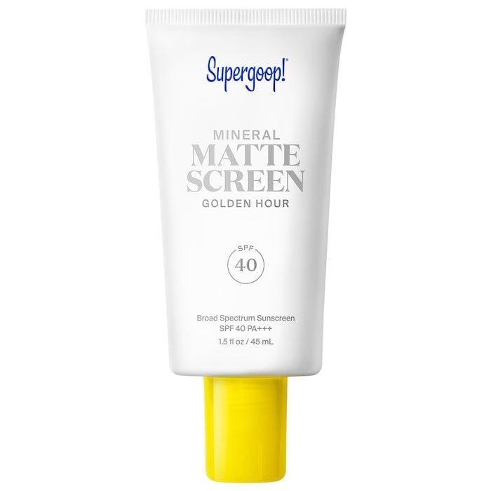 Supergoop! - 100% Mineral Mattescreen Sunscreen SPF 40 | Golden Hour