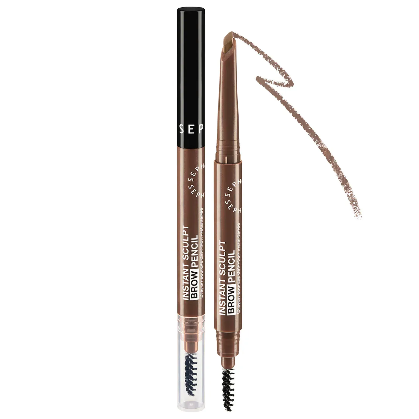 Sephora Collection - Instant Sculpt Retractable Eyebrow Pencil | 04 Midnight Brown - dark cool brown