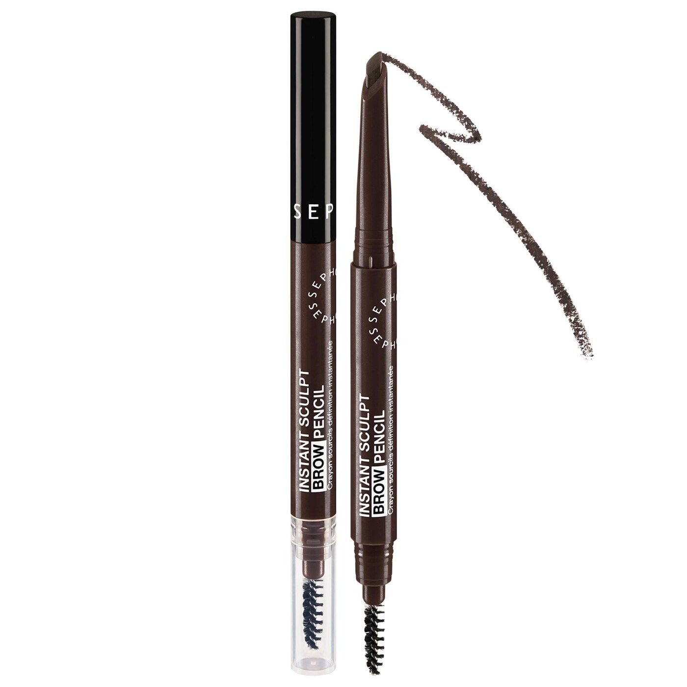 Sephora Collection - Instant Sculpt Retractable Eyebrow Pencil | 06 Soft Charcoal - smoky gray brown