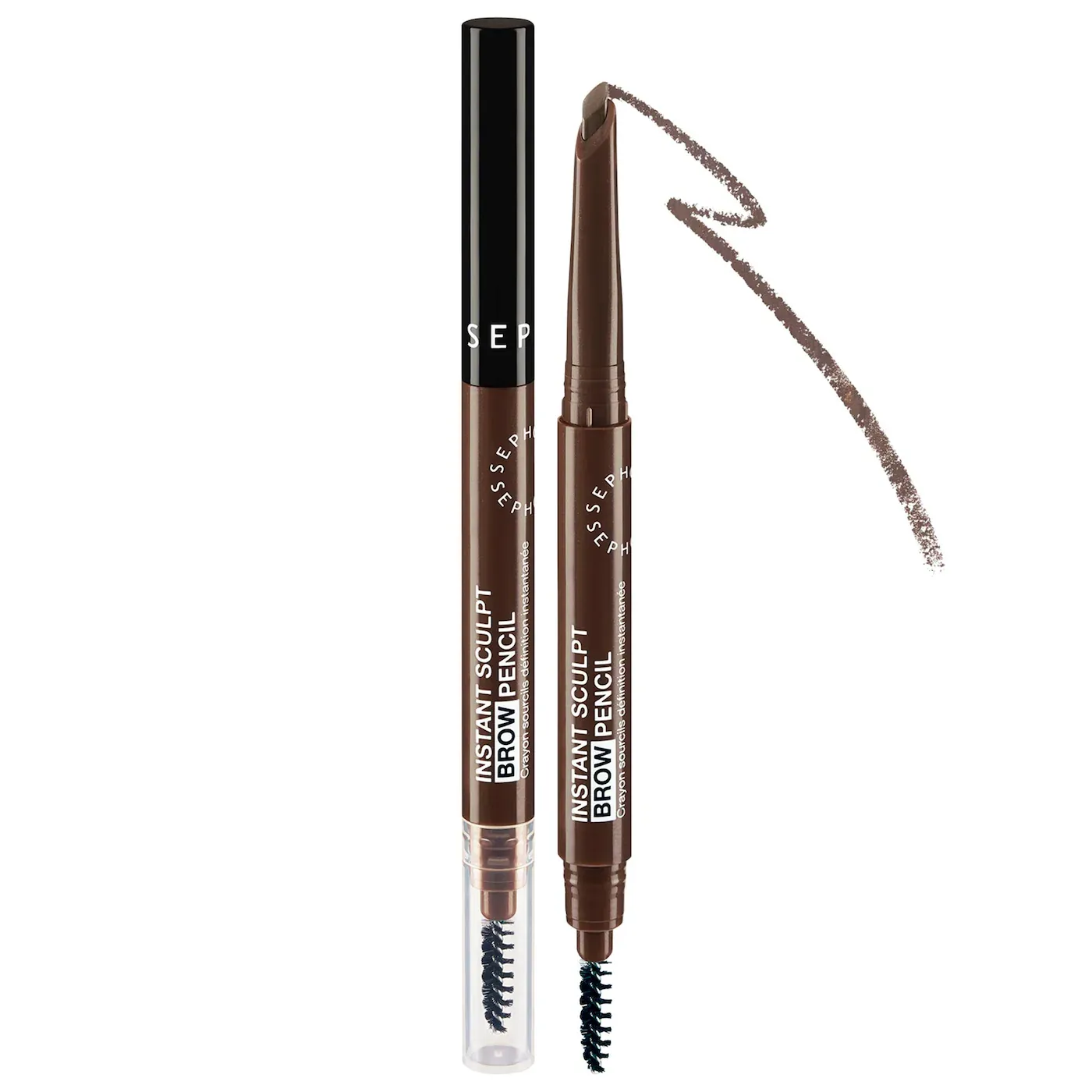 Sephora Collection - Instant Sculpt Retractable Eyebrow Pencil | 08 Chocolate Brown - rich chocolate brown