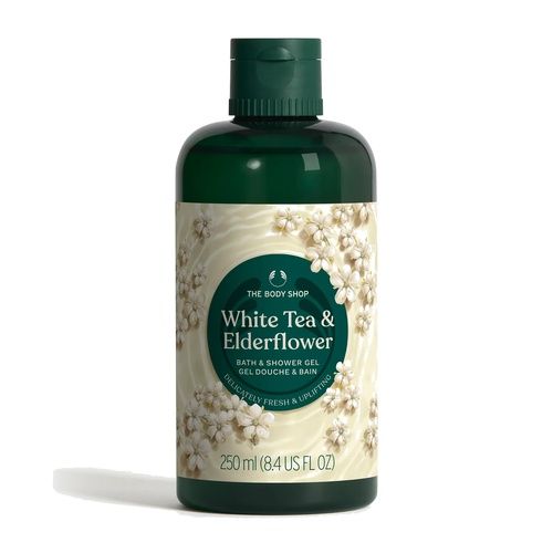The Body Shop - White Tea &amp; Elderflower Bath &amp; Shower Gel | 250 mL