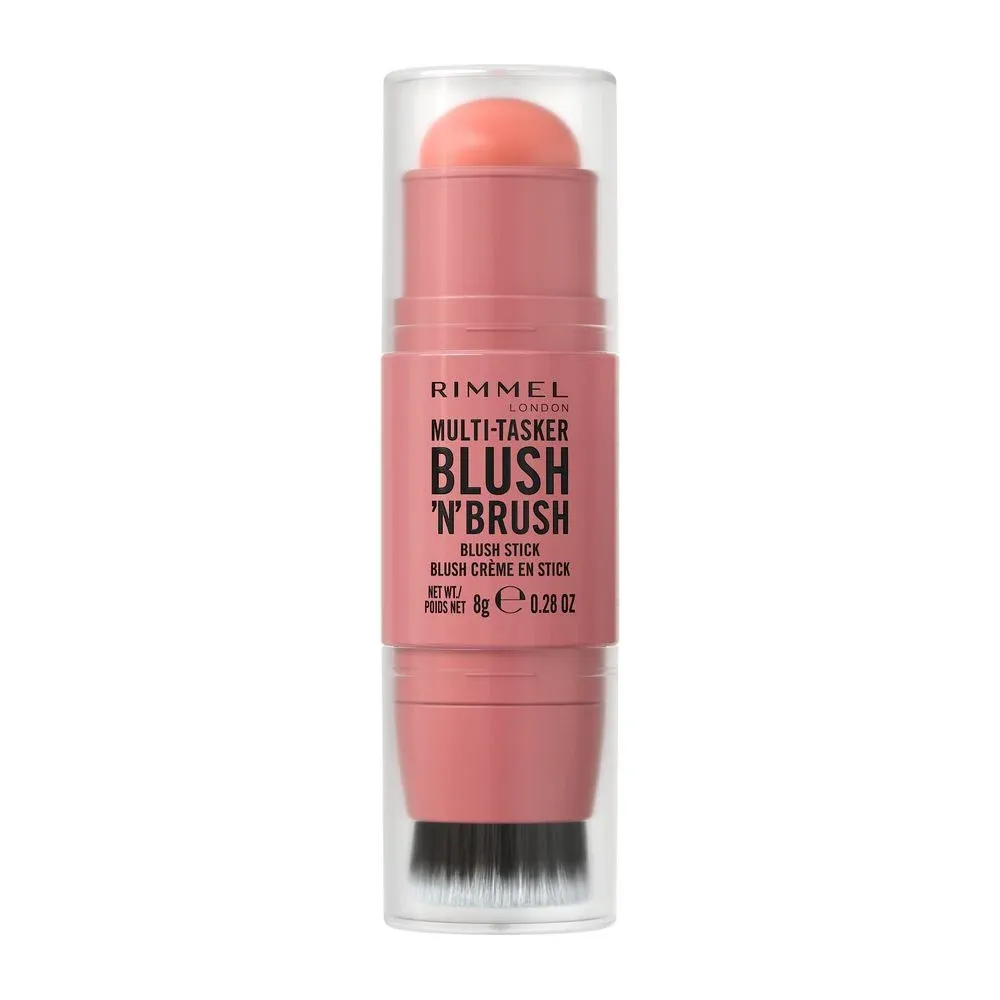 Rimmel - Multi-Tasker Blush’N’Brush Stick 8G | 100 Cotton Candy