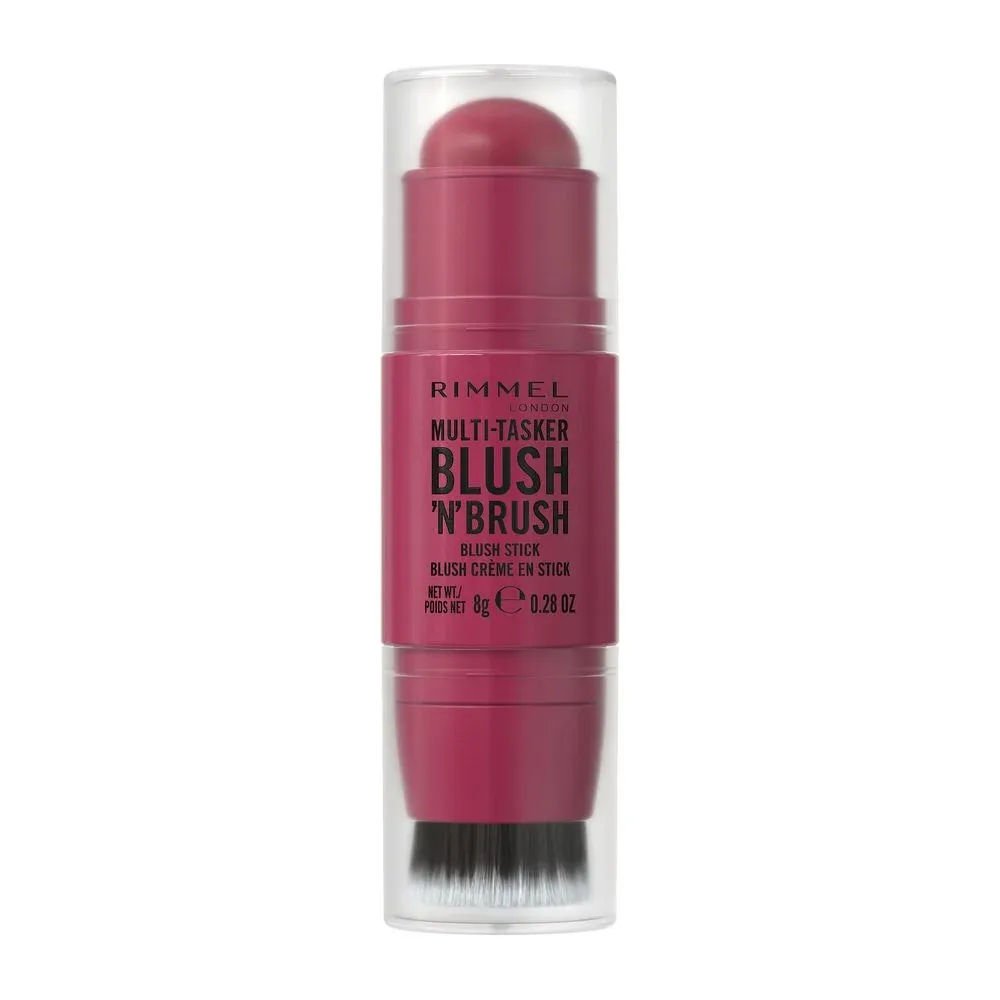 Rimmel - Multi-Tasker Blush’N’Brush Stick 8G | 200 Fushia Glam