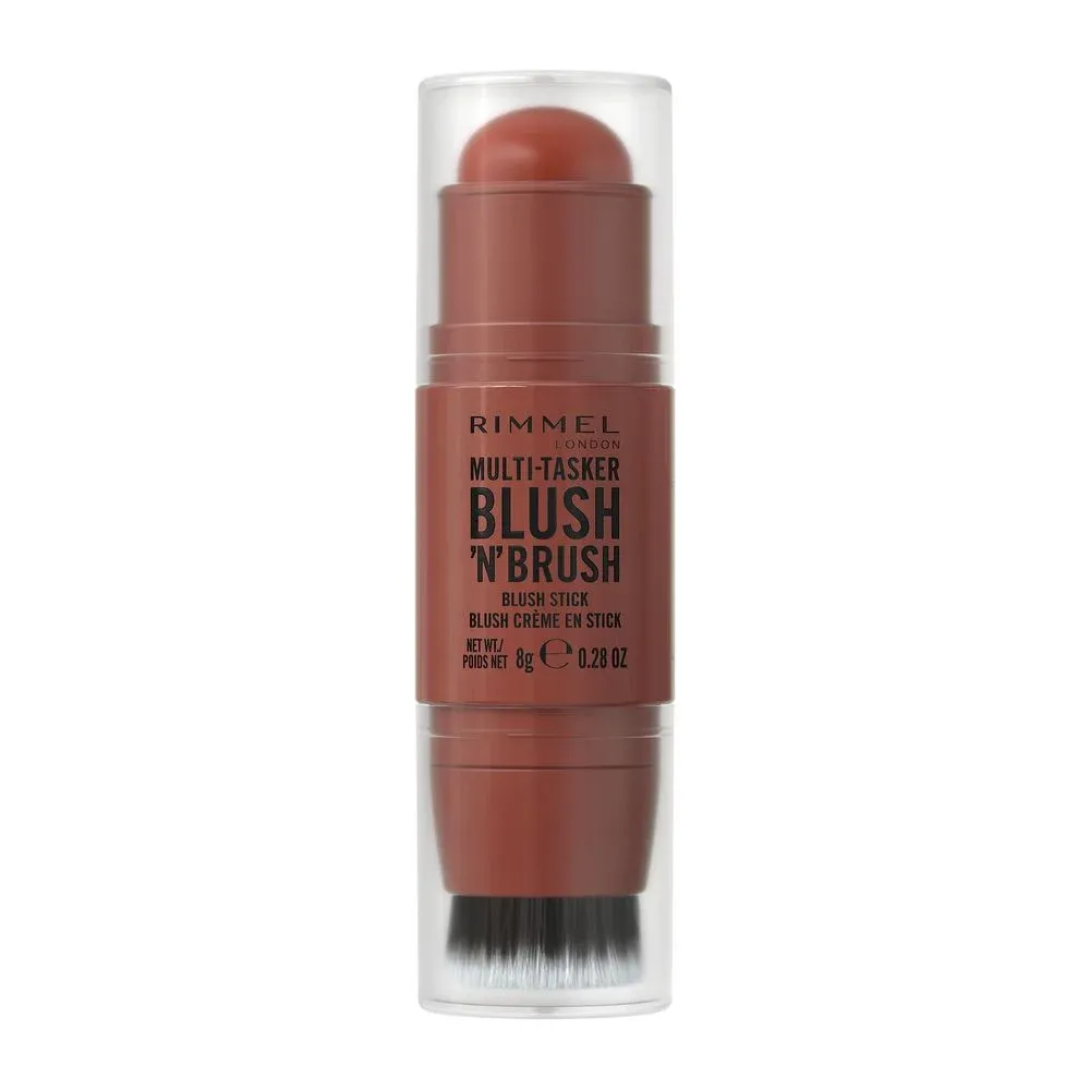 Rimmel - Multi-Tasker Blush’N’Brush Stick 8G | 350 Roasted Peach
