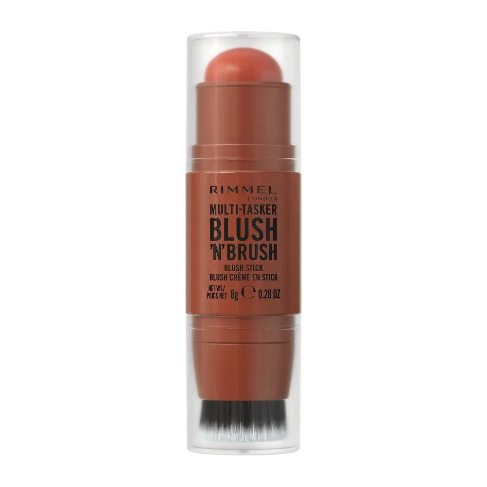 Rimmel - Multi-Tasker Blush’N’Brush Stick 8G | 300 Nearly Suede