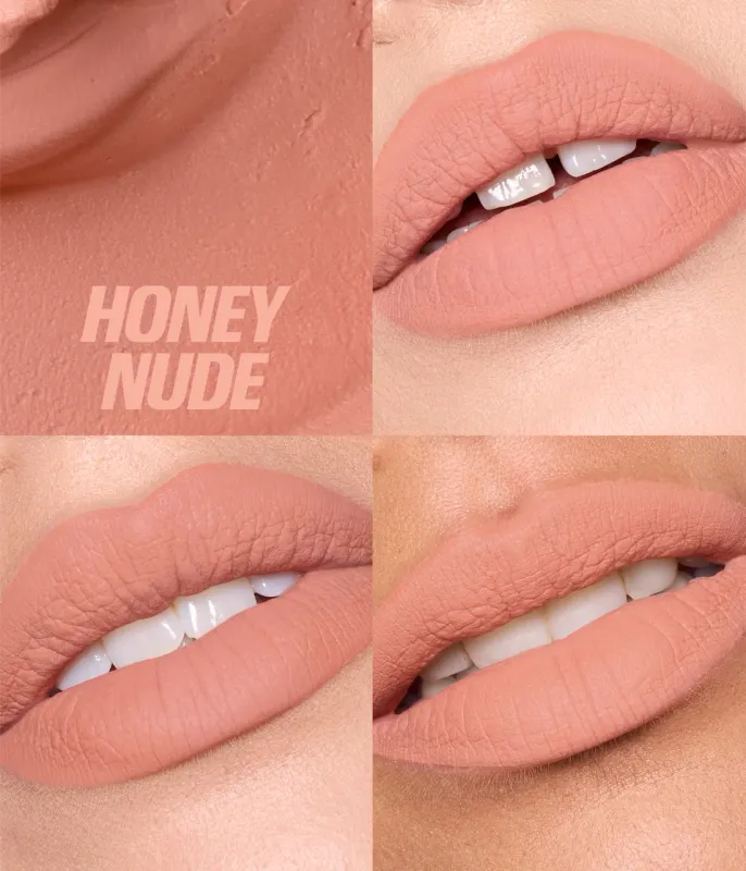 Huda Beauty - Liquid Matte Mousse Soft Blur Lip Cream | Honey Nude