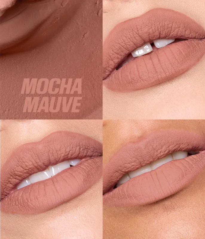 Huda Beauty - Liquid Matte Mousse Soft Blur Lip Cream | Mocha Mauve