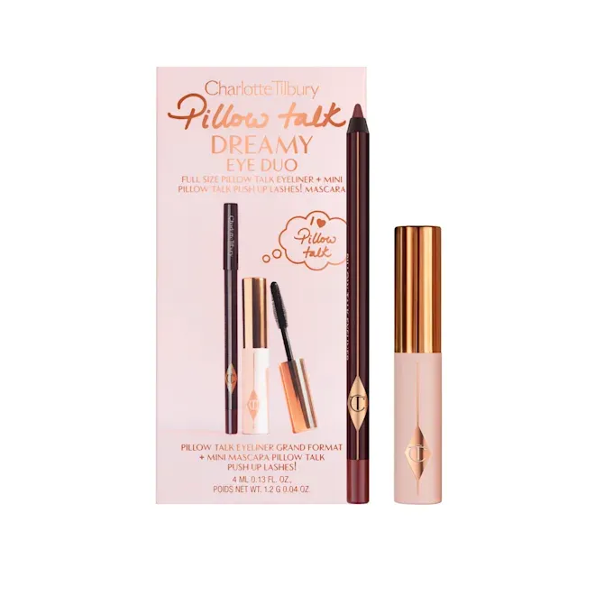Charlotte Tilbury - Pillow Talk Dreamy Eye Duo | Pillow Talk Eyeliner + mini push up Lashes Mascara