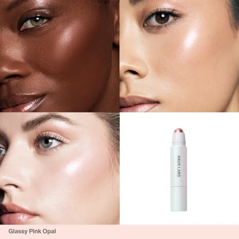 HAUS LABS by Lady Gaga - Bio-Radiant™ Glassy Highlighter Balm | Glassy Pink Opal